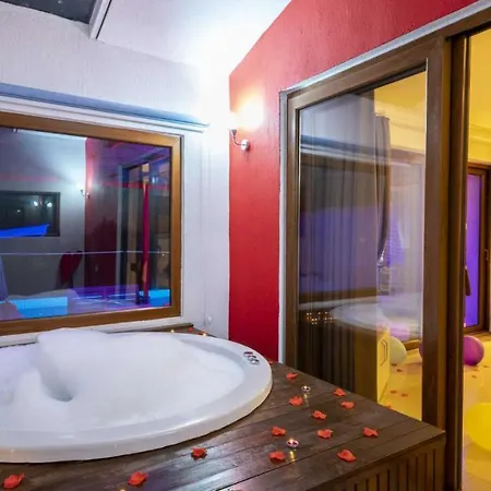 Sleek With Pool Backyard Jacuzzi In Kas Islamlar (Mediterranean)